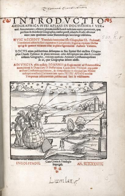 Surveying, 1533. Creator: Unknown.