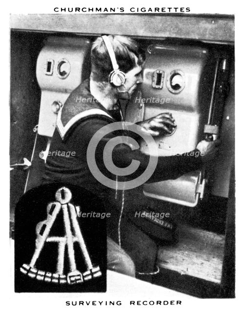 Surveying Recorder, 1937.Artist: WA & AC Churchman