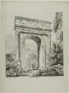 Susa Arch, 1817. Creator: Louis Pierre Baltard