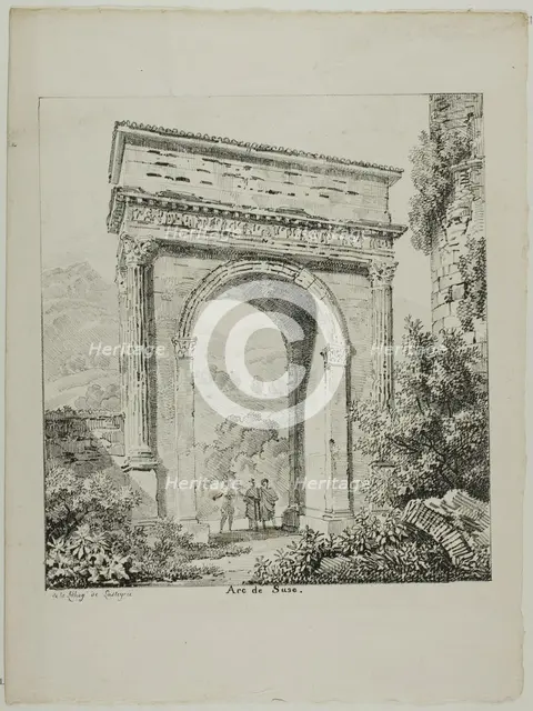 Susa Arch, 1817. Creator: Louis Pierre Baltard.