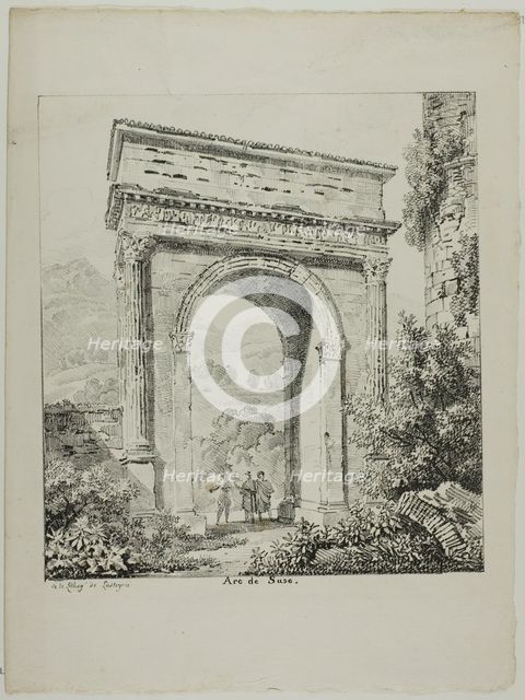 Susa Arch, 1817. Creator: Louis Pierre Baltard.