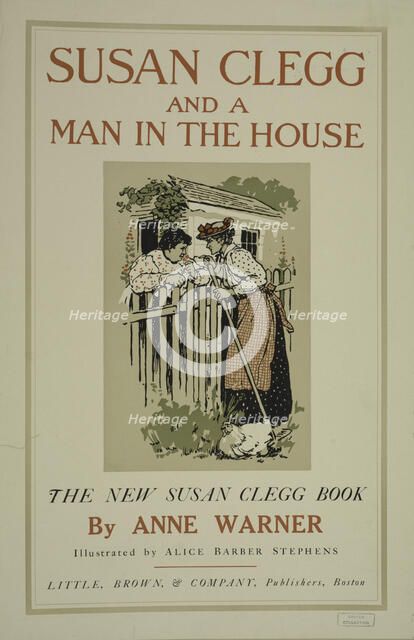 Susan Clegg and a man in the house, c1895 - 1911. Creator: Unknown.