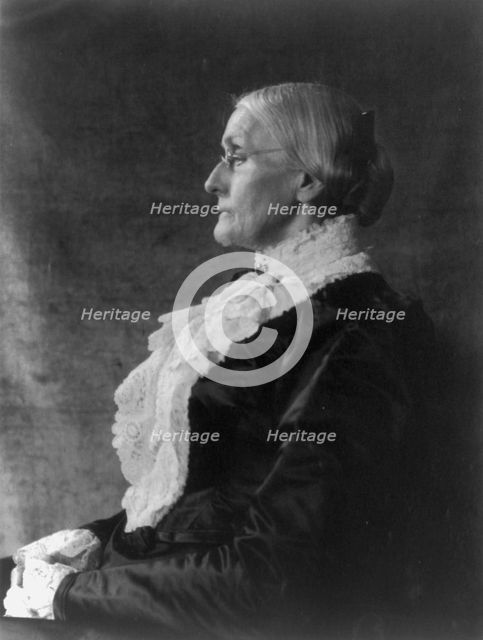 Susan B. Anthony, c1890-1906. Creator: Frances Benjamin Johnston.