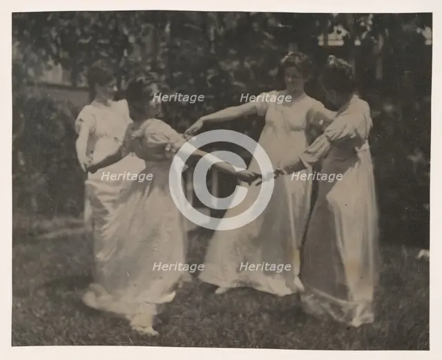Susan Hannah Macdowell, Unidentified Girl, Elizabeth Macdowell, and Possibly Mary Macdowell..., c. 1 Creator: Thomas Eakins.