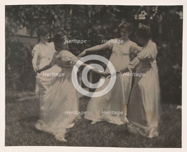 Susan Hannah Macdowell, Unidentified Girl, Elizabeth Macdowell, and Possibly Mary Macdowell..., c. 1 Creator: Thomas Eakins.