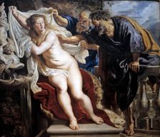 Susana and the old men oil by Rubens