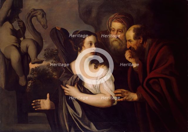 Susanna And The Elders, 17th century. Creator: Peter Lely.