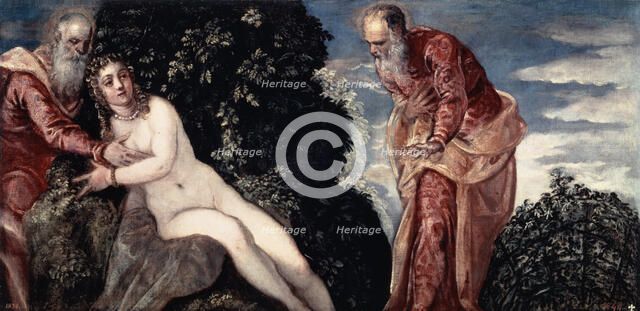 'Susanna and the Elders', 1555. Artist: Jacopo Tintoretto