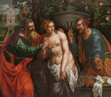 Susanna and the Elders, 1620-1630. Creator: Hendrik de Clerck
