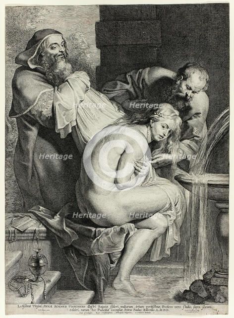 Susanna and the Elders, 1620. Creator: Lucas Vorsterman.