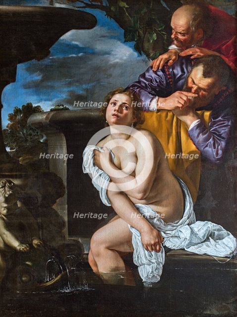 Susanna and the Elders, 1622. Creator: Gentileschi, Artemisia (1598-1653).