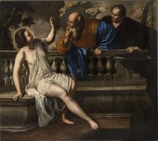 Susanna and the Elders, 1652. Creator: Gentileschi, Artemisia (1598-1653)