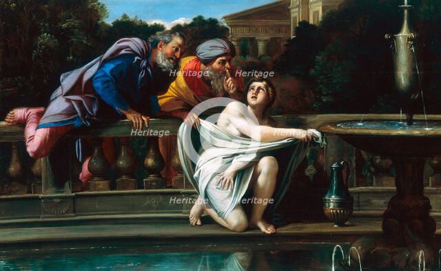 Susanna and the Elders, 1672. Creator: Carracci, Annibale (1560-1609).