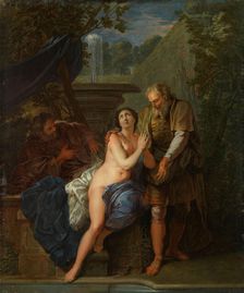 Susanna and the Elders, 1690-1710. Creator: Nicolas Bertin