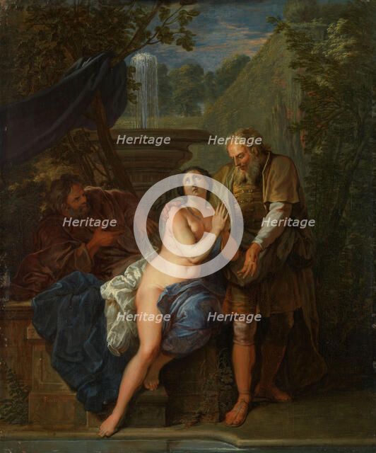Susanna and the Elders, 1690-1710. Creator: Nicolas Bertin.