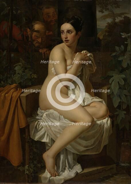 Susanna and the Elders, 1820. Creator: Pieter Van Hanselaere.