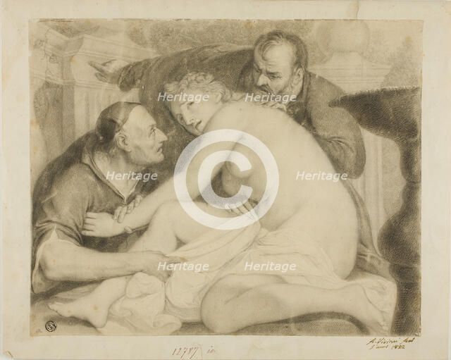 Susanna and the Elders, 1822. Creator: Antonio Viviani.