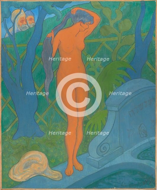 Susanna and the Elders, 1891. Creator: Ranson, Paul Elie (1864-1909).