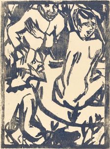 Susanna and the Elders, 1916/1917. Creator: Christian Rohlfs