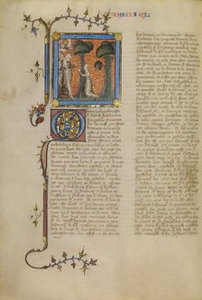 Susanna and the Elders, about 1360-1370. Creator: Master of Jean de Mandeville