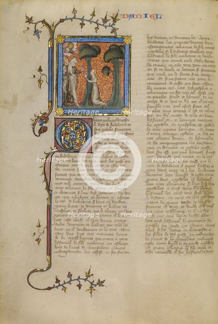 Susanna and the Elders, about 1360-1370. Creator: Master of Jean de Mandeville.