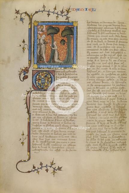 Susanna and the Elders, about 1360-1370. Creator: Master of Jean de Mandeville.