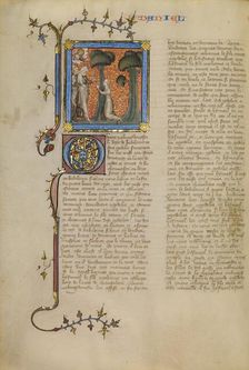 Susanna and the Elders, about 1360-1370. Creator: Master of Jean de Mandeville