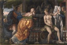 Susanna and the Elders, c1549-1560. Creator: Campi, Antonio (c. 1522-1587)
