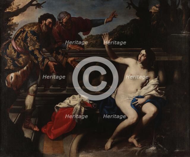 Susanna and the Elders, c1645. Creator: De Rosa, Pacecco (Francesco) (1607-1656).