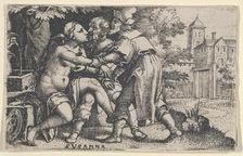 Susanna and the Elders. Creator: Georg Pencz