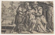Susanna and the Elders. Creator: Georg Pencz