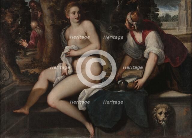 Susanna and the Elders. Creator: Palma il Giovane, Jacopo, the Younger (1544-1628).