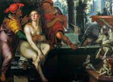 Susanna and the Elders. Creator: Wtewael, Joachim (1566-1638)