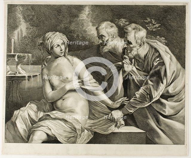 Susanna and the Elders, n.d. Creator: Cornelis de Visscher.