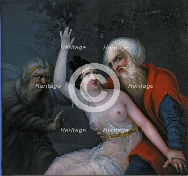  'Susanna and the Elders', painting by Joseph Bernard Flaugier.