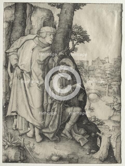 Susanna and the Two Elders, c. 1508. Creator: Lucas van Leyden (Dutch, 1494-1533).