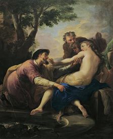 Susanna and the two old people, 1709. Creator: Martino Altomonte