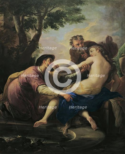 Susanna and the two old people, 1709. Creator: Martino Altomonte.