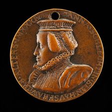 Susanna Schlecht Zäh, born 1541, Wife of Sebastian Zäh 1560 [reverse], 1572. Creator: Antonio Abondio
