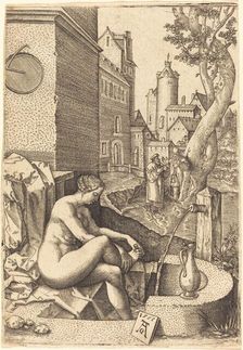 Susanna Surprised by the Two Elders, 1555. Creator: Anon