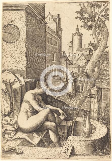 Susanna Surprised by the Two Elders, 1555. Creator: Anon.