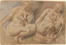 Susannah Crouching, c. 1640/1645. Creator: Jacob Jordaens
