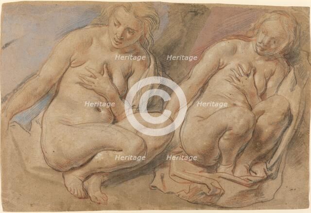 Susannah Crouching, c. 1640/1645. Creator: Jacob Jordaens.