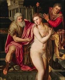 Susannah and the Elders. Creator: Key, Willem Adriaensz, Workshop (1516-1568)