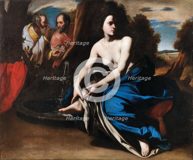 Susannah and the Elders. Creator: Stanzione, Massimo (ca. 1585-ca. 1658).