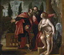 Susannah and the Elders. Artist: Veronese, Paolo (1528-1588)