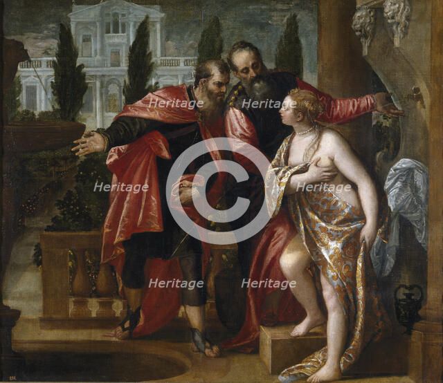 Susannah and the Elders. Artist: Veronese, Paolo (1528-1588)