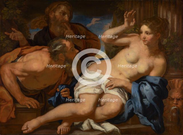 Susannah and the Elders, fourth quarter of 17th century. Creator: Johann Carl Loth.