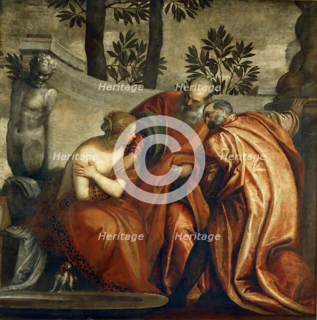 Susannah and the Elders, Last quarter of 16th century. Creator: Veronese, Paolo (1528-1588).