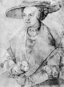 Susanne von Brandenburg-Ansbach 1525, (1936). Artist: Albrecht Dürer